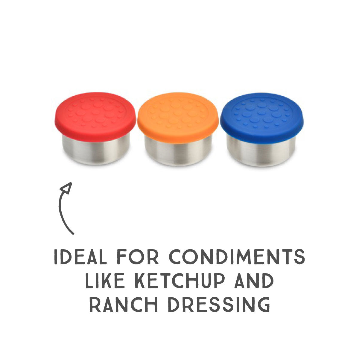 Salad Dressing Container to Go, 6 Pack | 2.7 Oz. Dressing Containers for  Lunch B