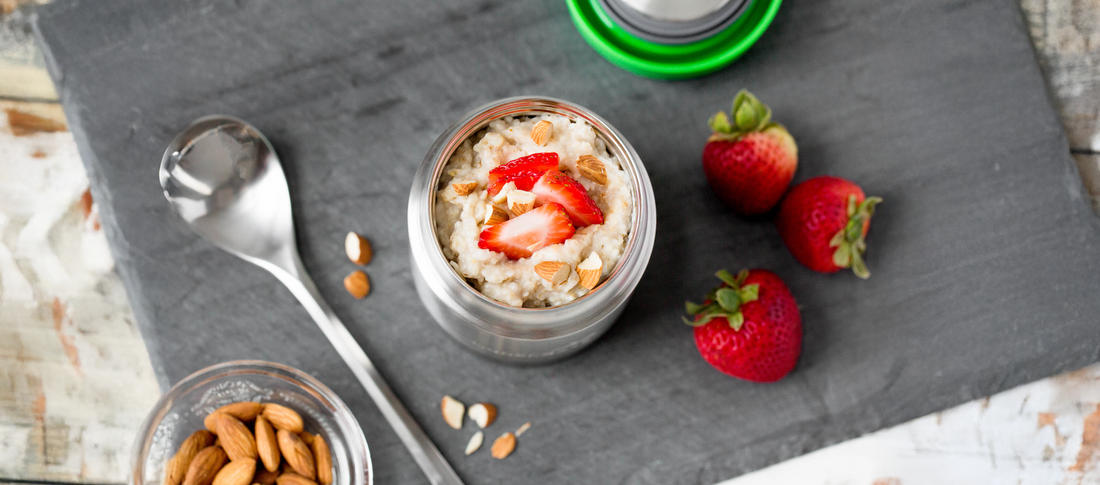 Almond Butter Strawberry Oatmeal