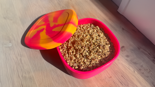 Pumpkin Coffee Cake in the Mighty Bowls