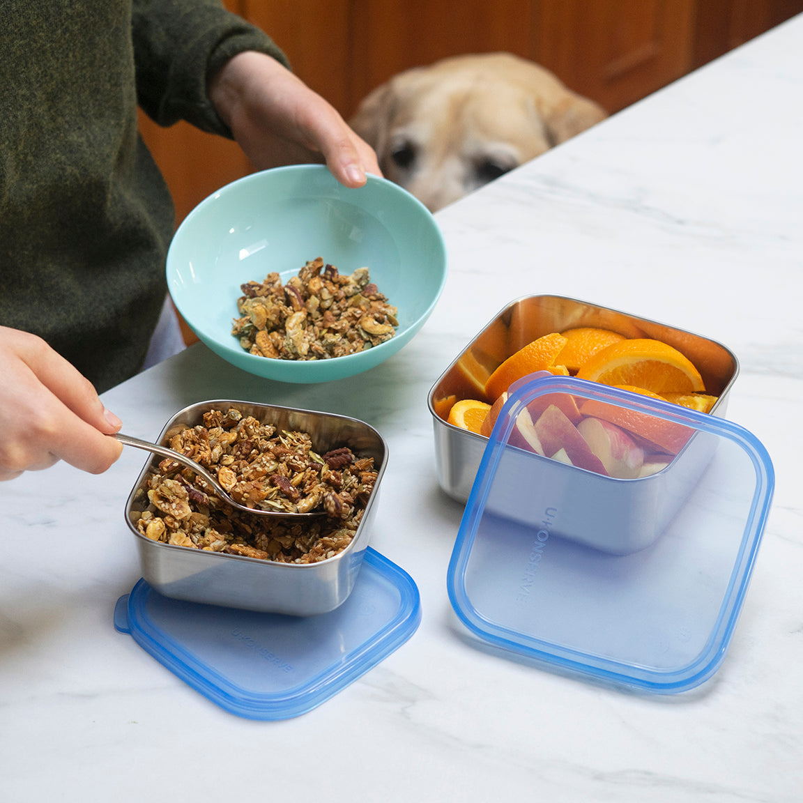 Square Nesting Trio Containers (Set of 3)