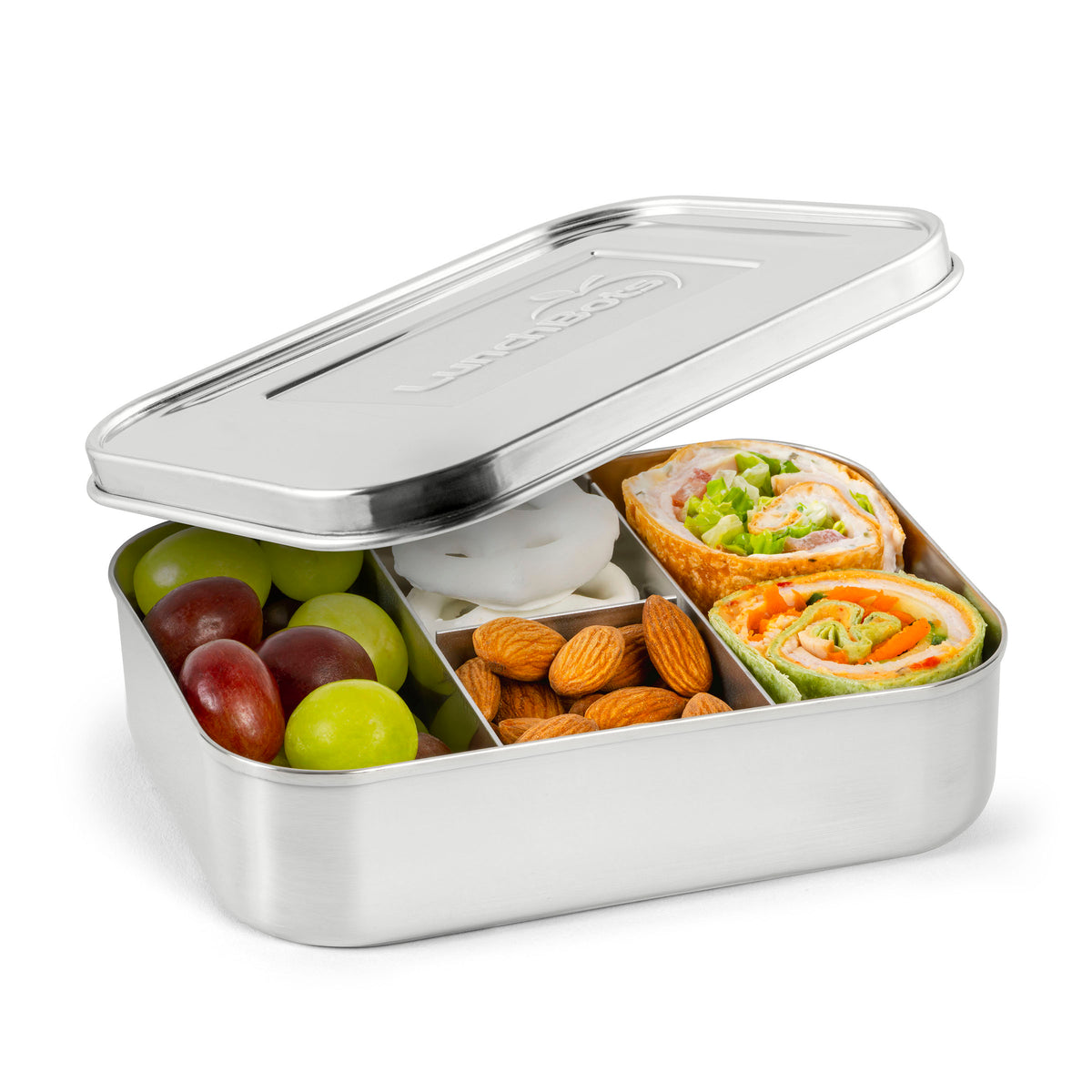LunchBots Protein Packer Stainless Steel Bento Box