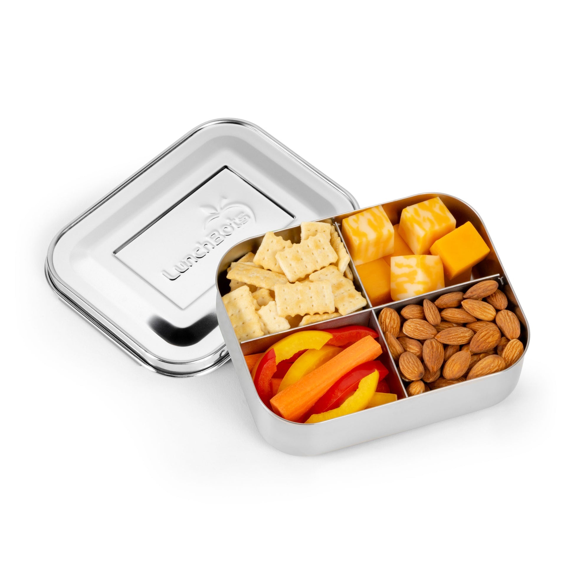 4 Compartment Stainless Steel Lunch Box: Ultimate Meal Solution 3 4 Compartment Stainless Steel Lunch Box: Ultimate Meal Solution