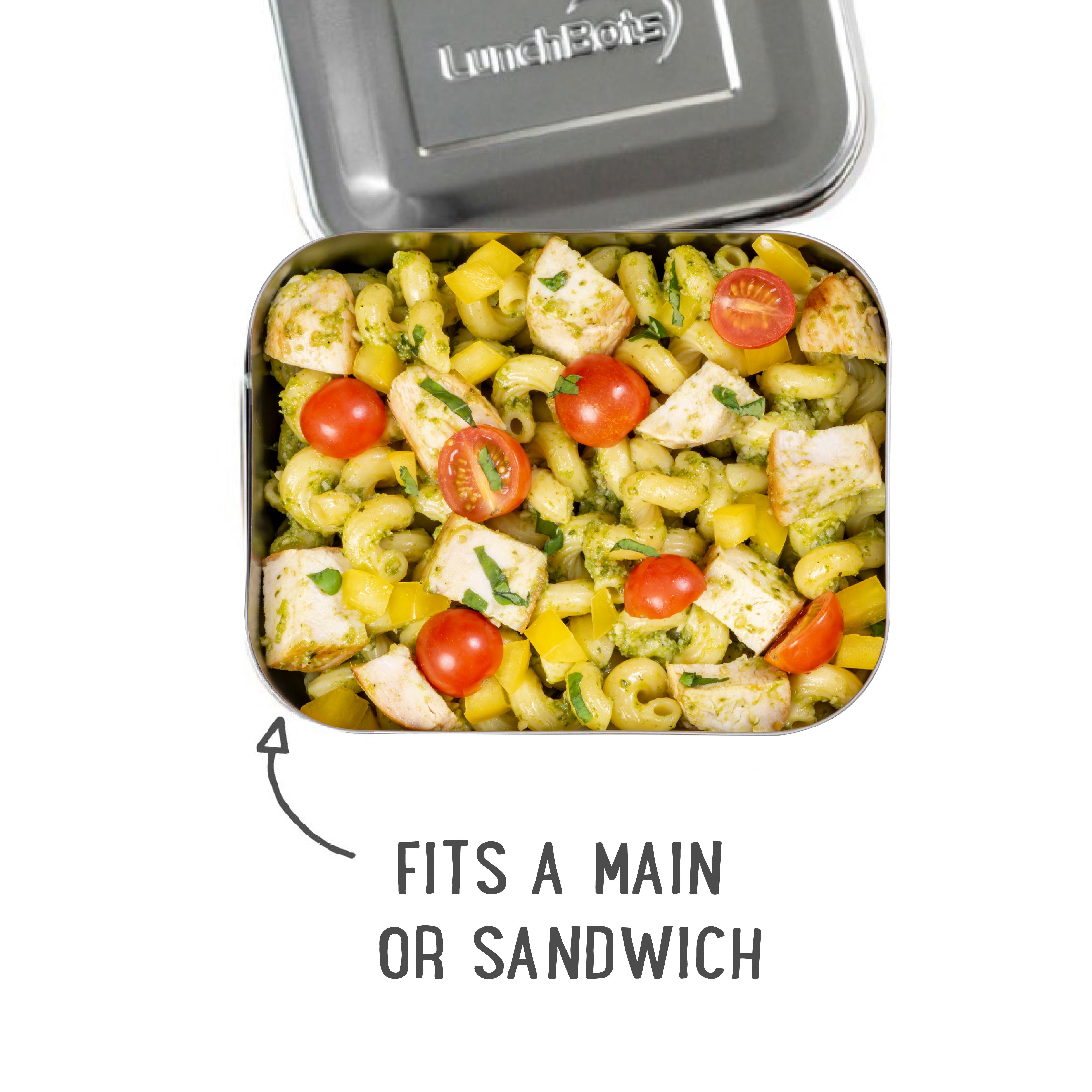 LunchBots Medium Uno Food Storage Container - Thumbnail 5