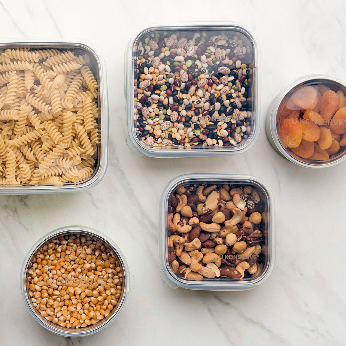 Square Nesting Trio Containers (Set of 3)