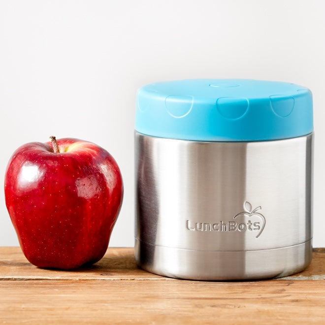 The best “Thermos” insulated food jar is a LunchBots brand Thermal