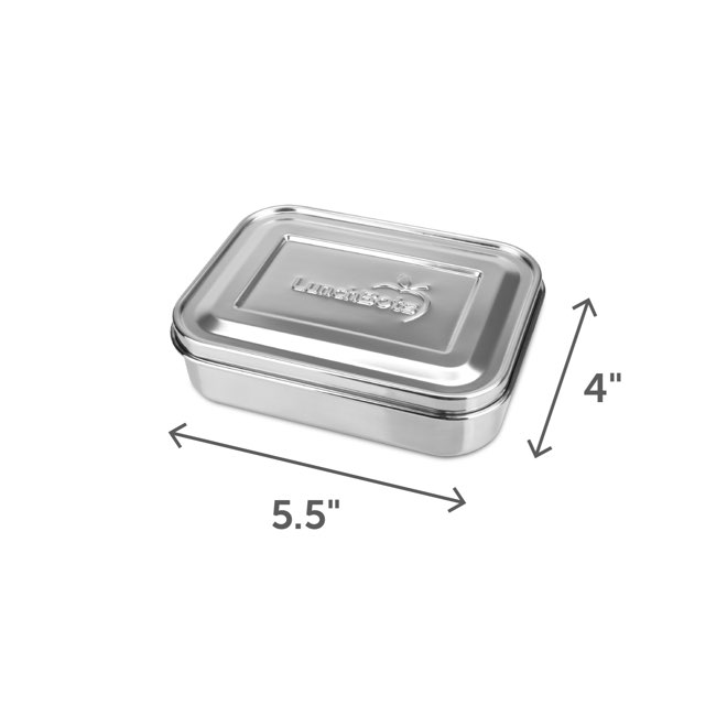 Stainless Steel Snack Containers for Kids | Easy Open Leak Proof Small Food  Containers with Silicone Lids - Perfect Metal Toddler Lunch Box for