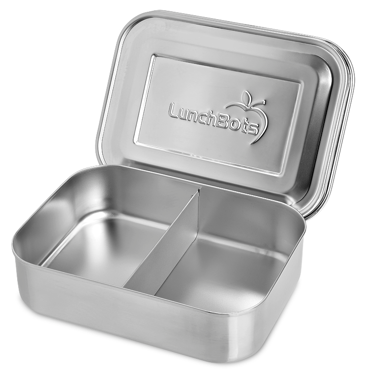 LunchBots Snack Packer Stainless Steel Bento Box